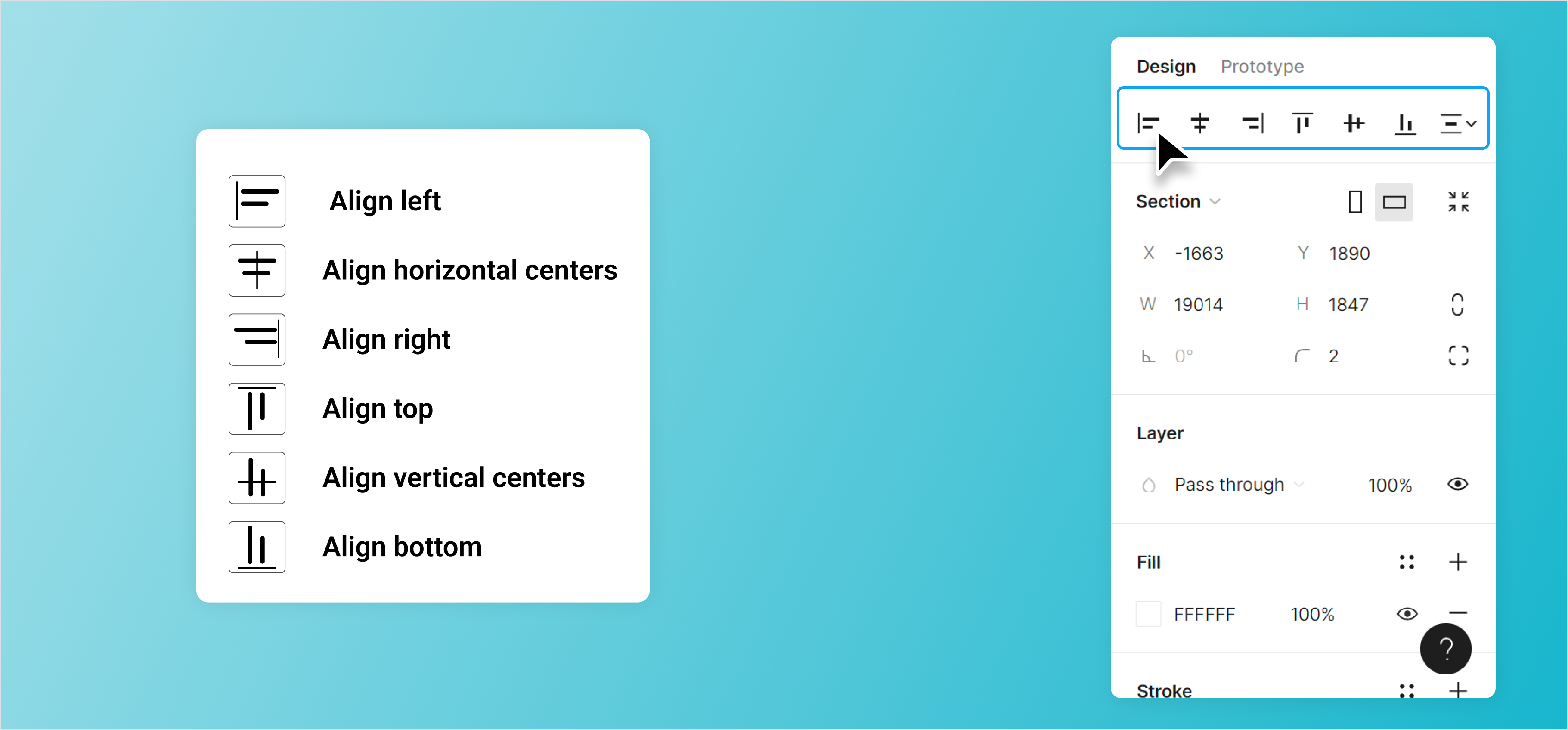 Aligning and Distributing Elements in Figma