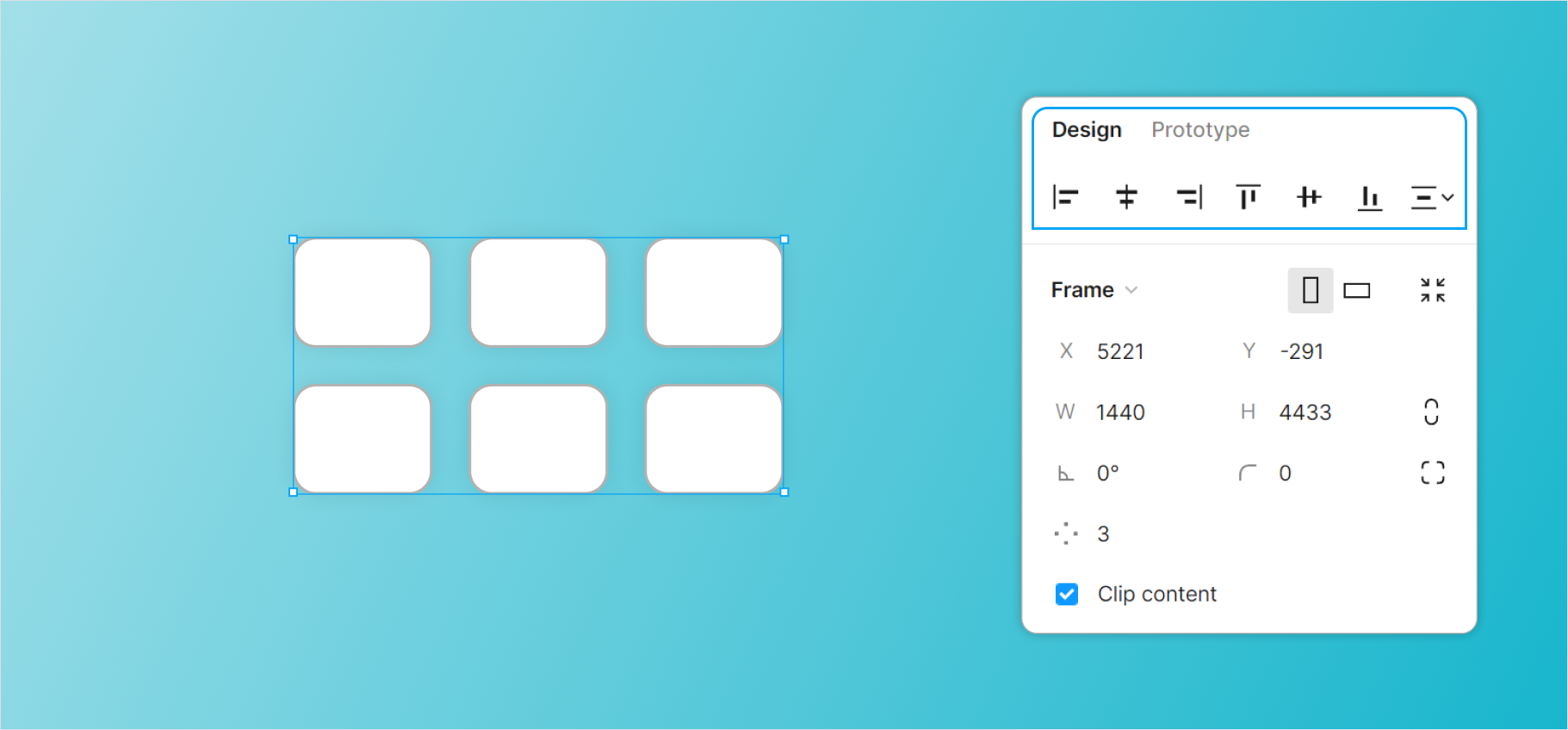 Aligning Using the Alignment Panel_