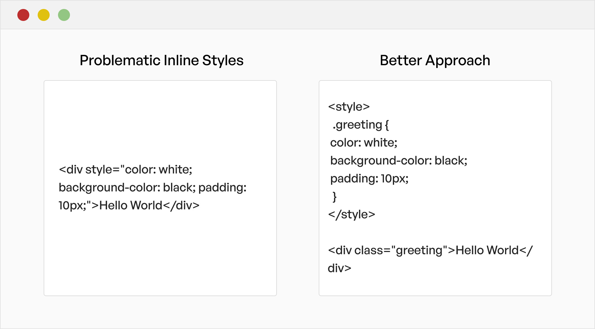 Inline Styles Overload