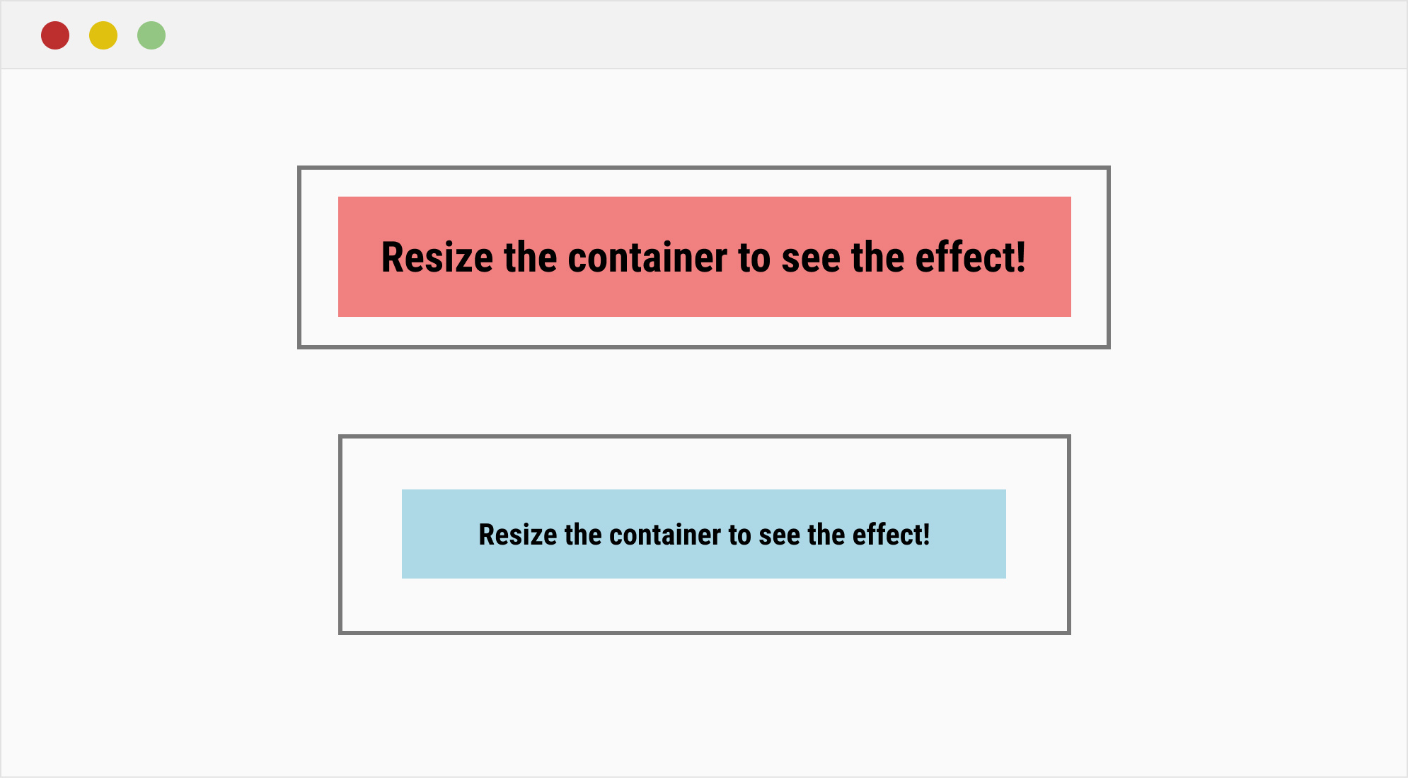 CSS Container Queries