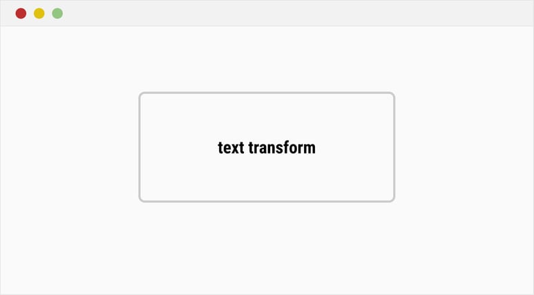 Using text-transform_ lowercase