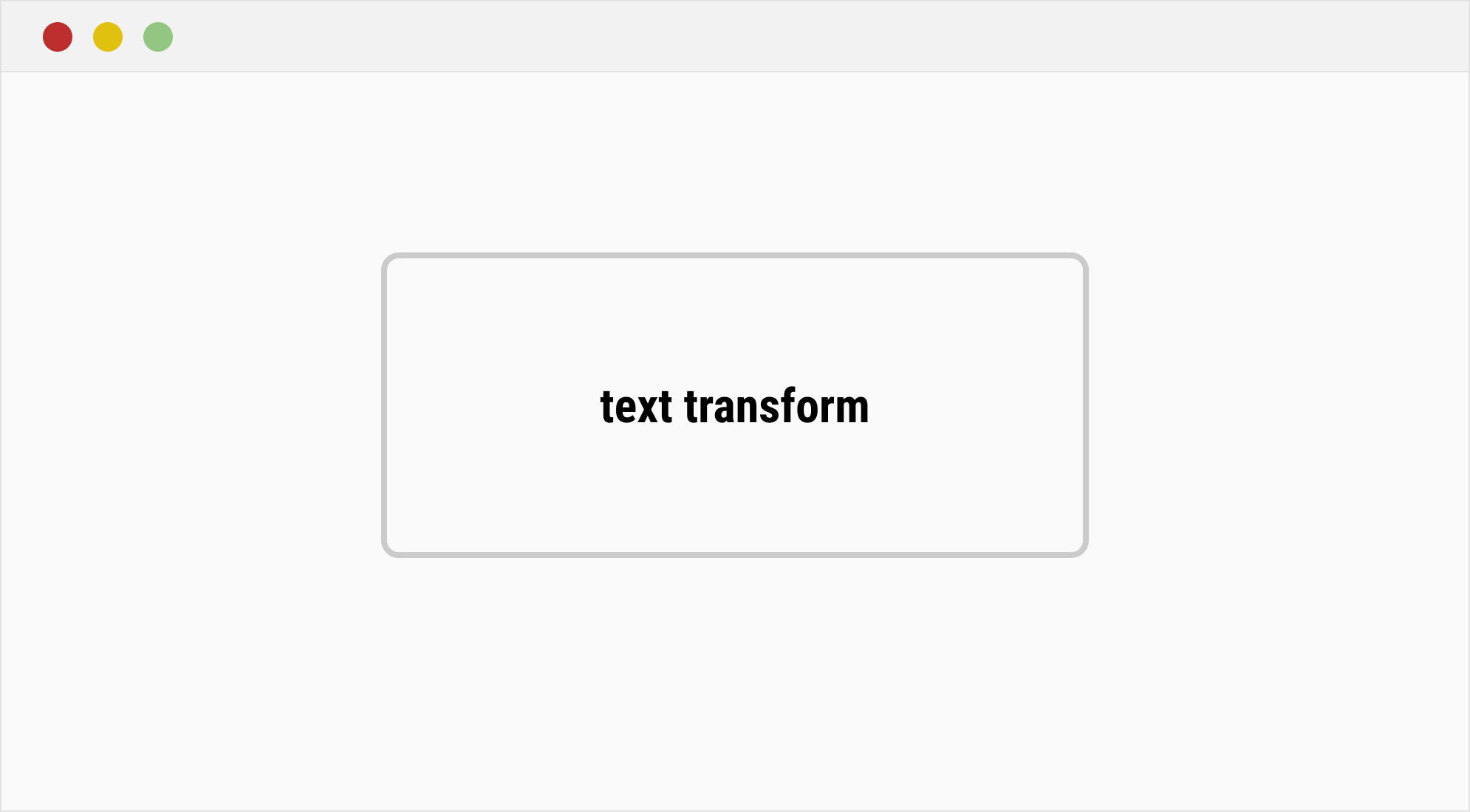 Mastering the CSS text-transform Property