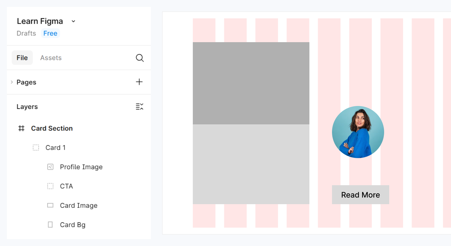 02. Figma Practice Project_ Apply Shapes, Color, Typography & Grids (2025)