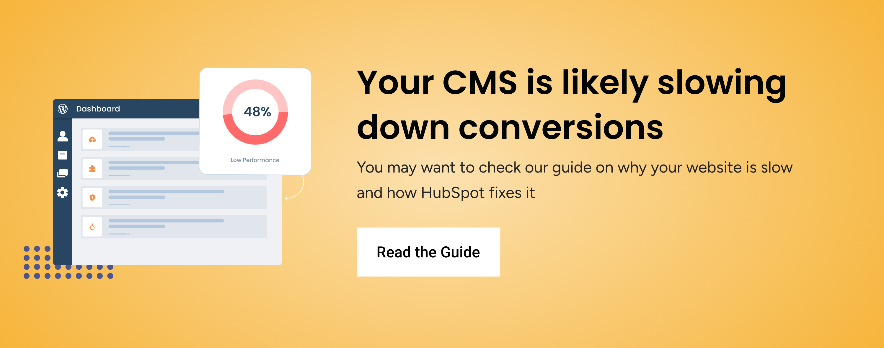 your CMS is likely slowing down conversions