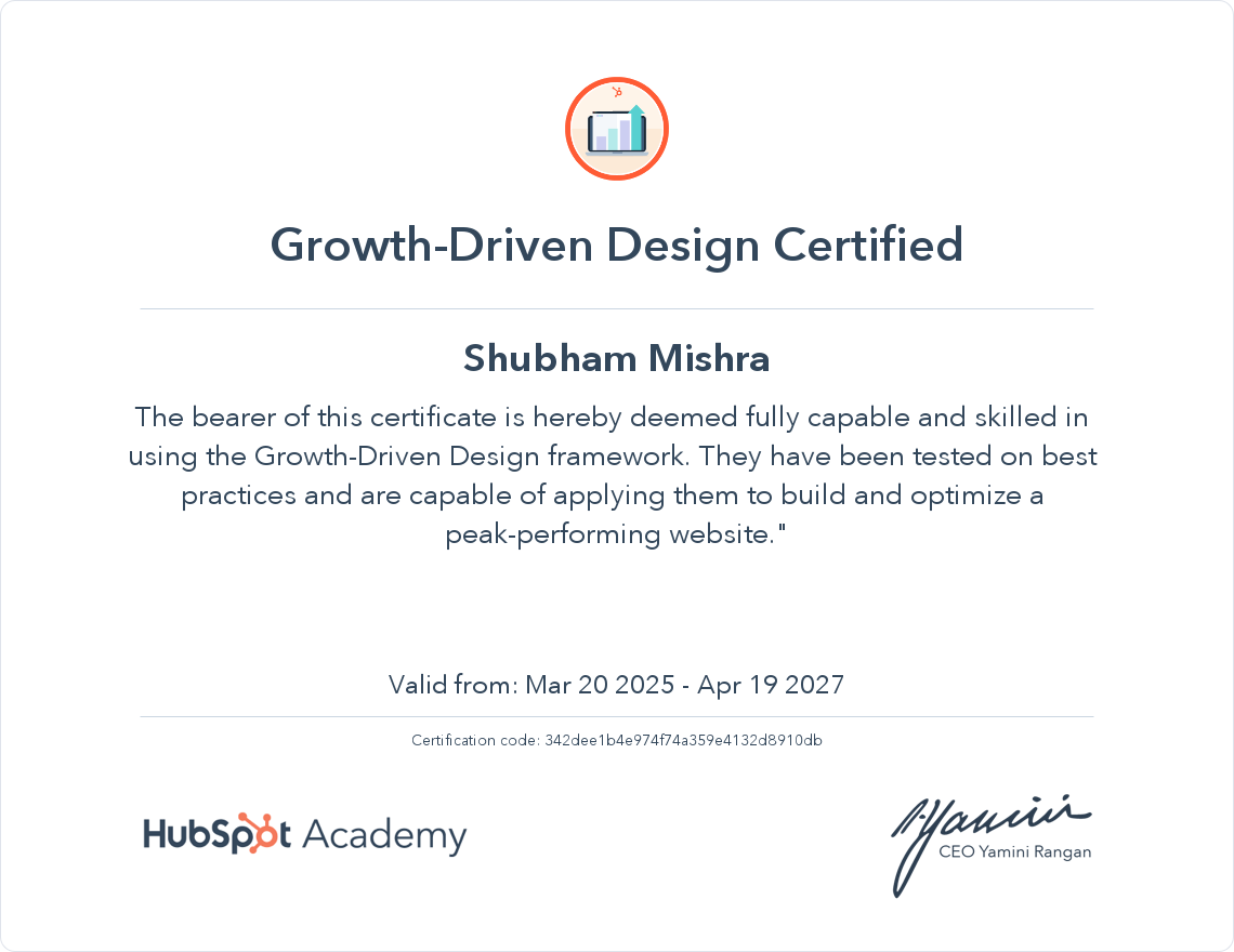 Growth-Driven Design