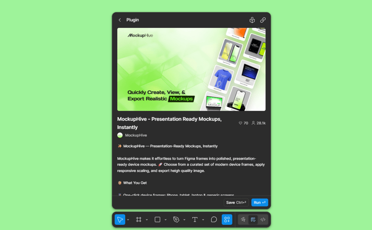 mockuphive plugin screenshot