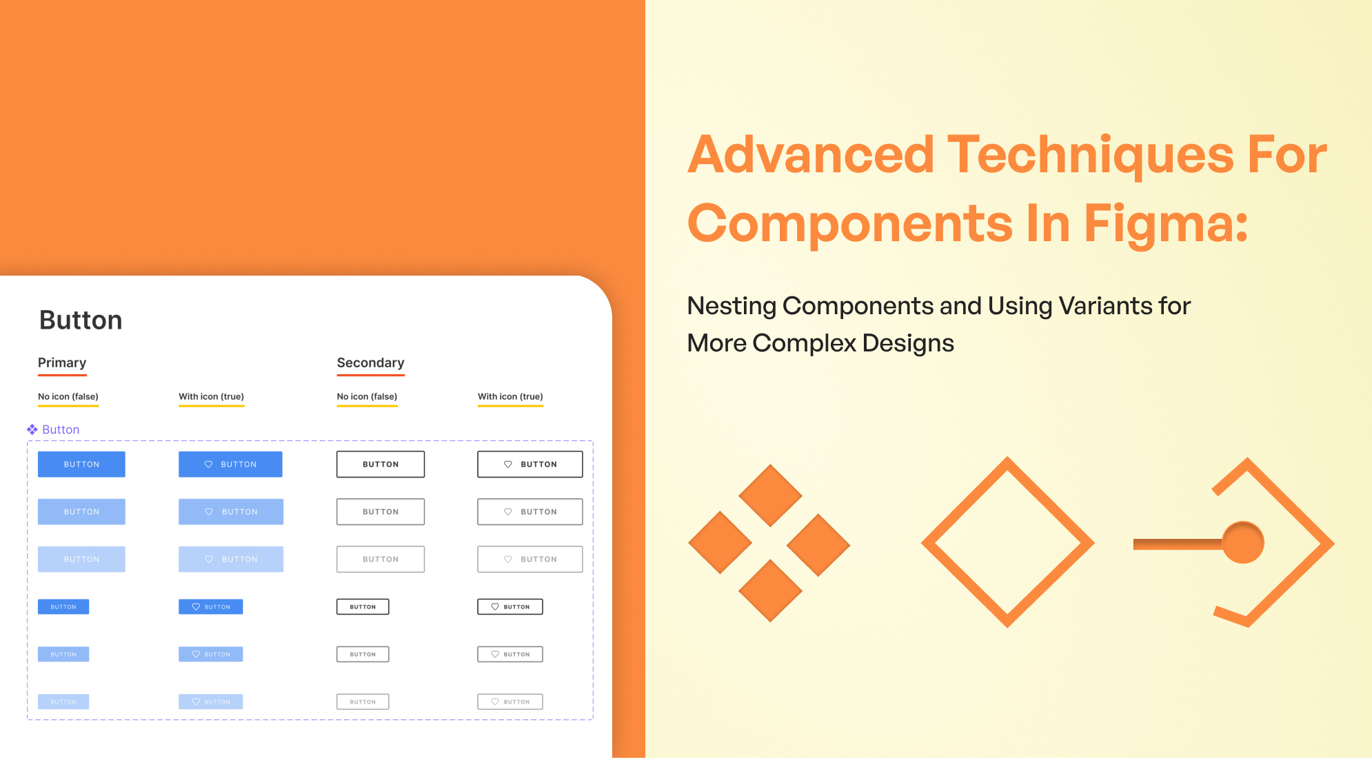 Advanced Techniques for Components in Figma: Nesting Components and Using Variants for More Complex Designs