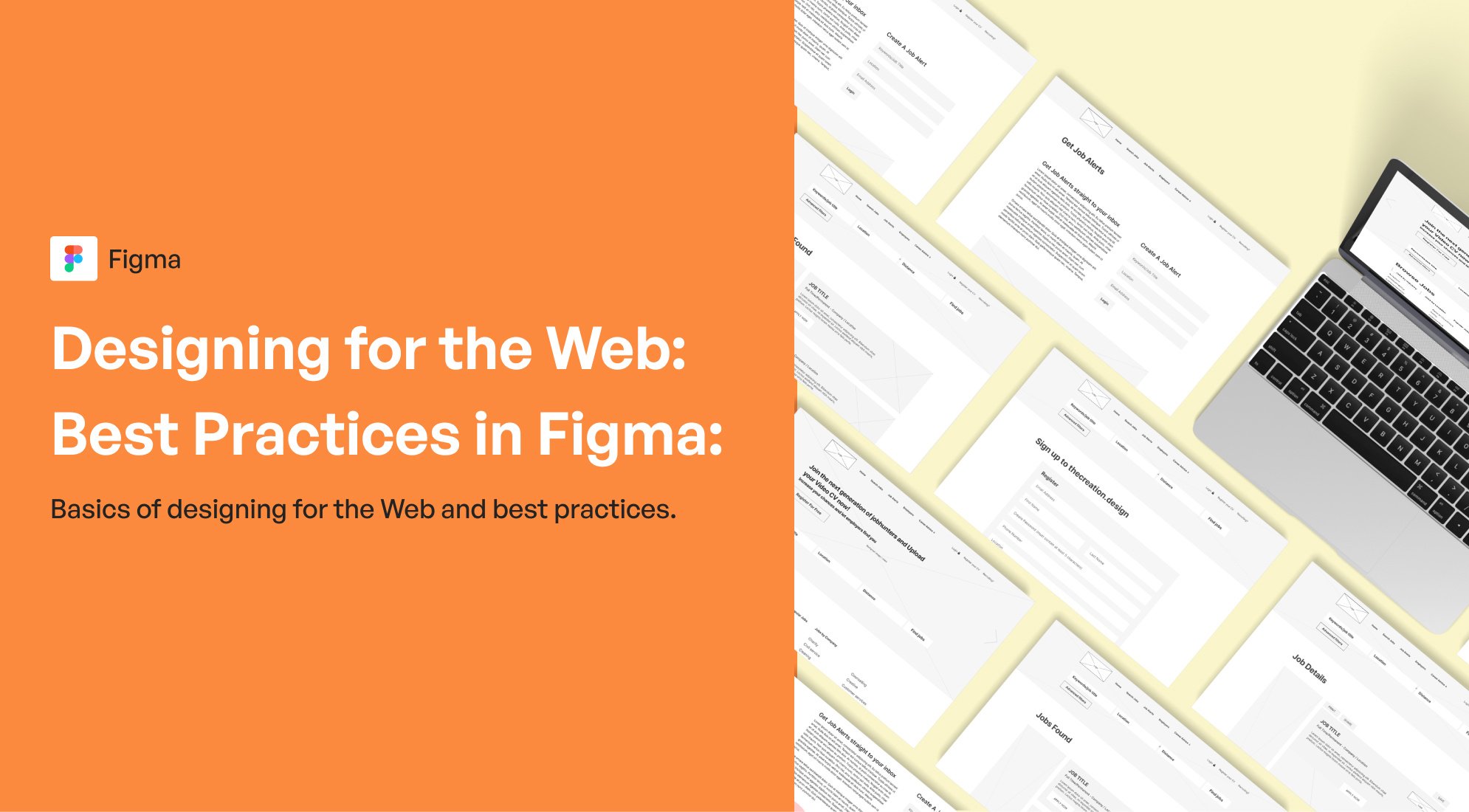 Designing for the Web: Best Practices in Figma: Basics of designing for the Web and best practices.