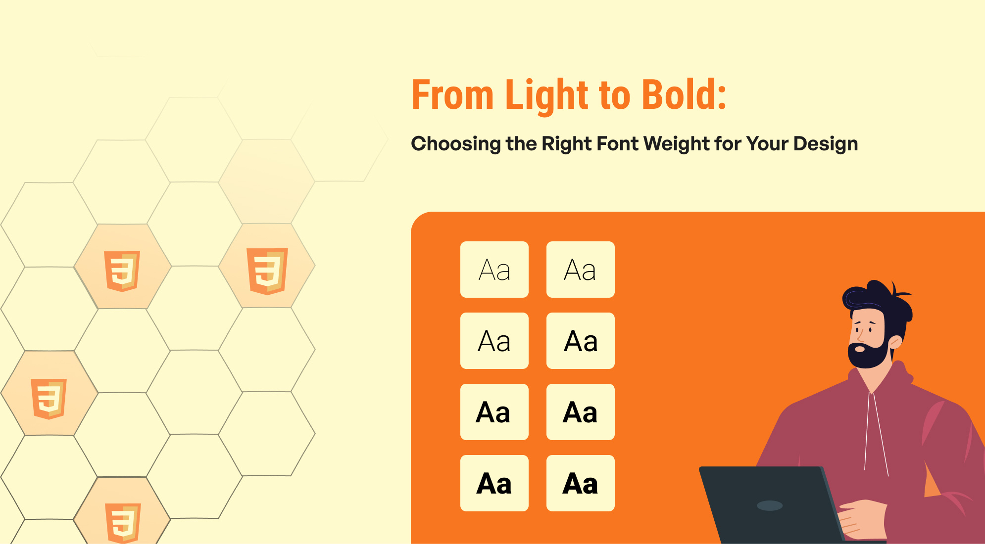 From Light to Bold: Choosing the Right Font Weight for Your Design